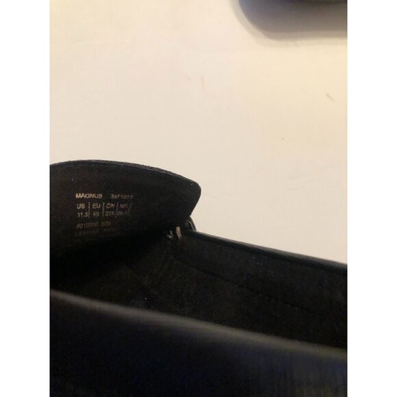 Calvin klein men\'s new black leather slip on loafers size: 11.5 main image 5